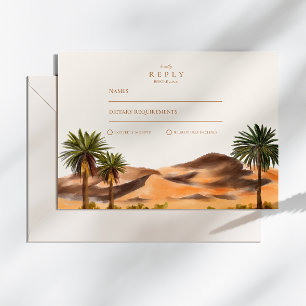 Paskriven Desert Bröllop OSA Kort