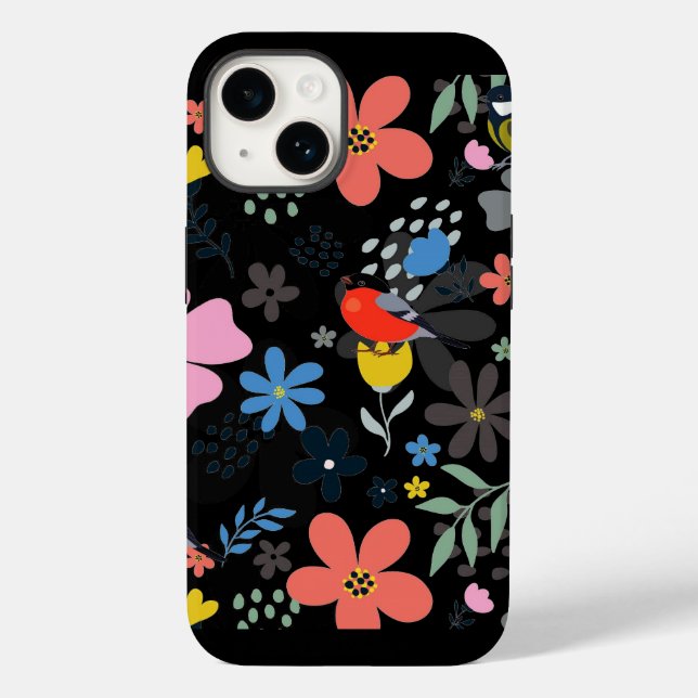 Paskriven Flowers Fodral-Mate iphone case (Baksida)