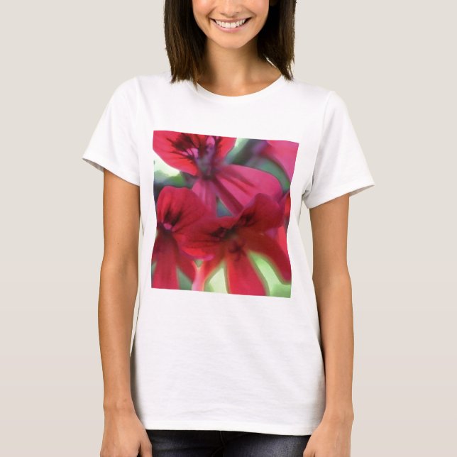 Paskriven Geraniums T-shirt (Framsida)