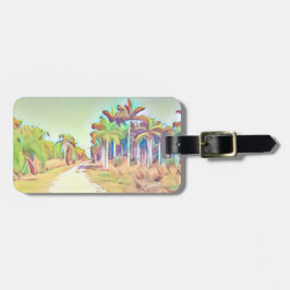 Paskriven Handflatan Road Bagagebricka