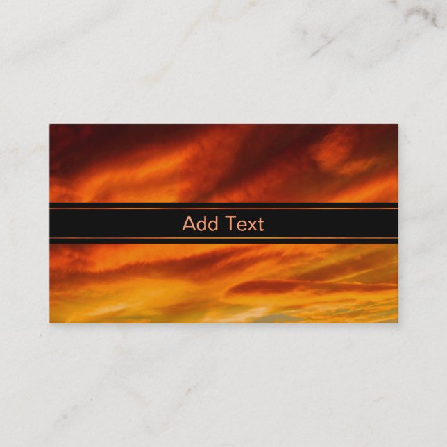 Paskriven Himlar Visitkort (Framsida)