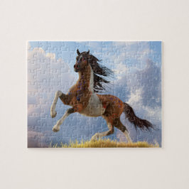Paskriven Krig Horse Pussel