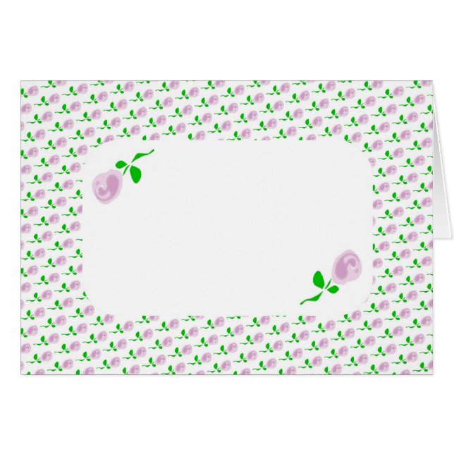 Paskriven Ro Hälsningskort (Framsidan Horizontal)