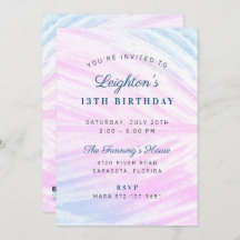 Paskriven Tropical Löv Birthday