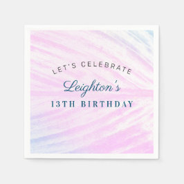 Paskriven Tropical Löv Pappersservett