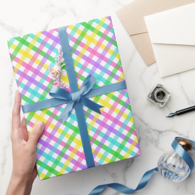 Påskrutigt 8 presentpapper (Gifting)