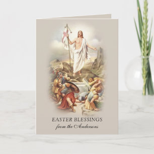 Påsksegen Uppståndelsen Jesus Bön Helgkort