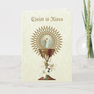 Påsksegensbön Uppståndelse Jesus Helgkort