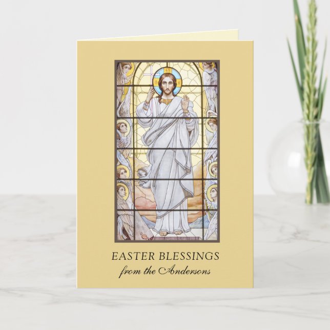 Påsksegningar Uppståndelse Jesus Bön Helgkort (Framsida)