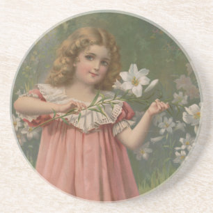 Påskskönheter, Vintageillustration, 1898 Underlägg