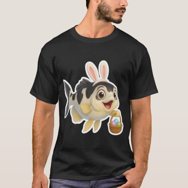 Påskskyttefisk T Shirt (Framsida)