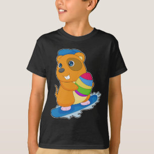 Påsksnöboard för hamstrar t shirt
