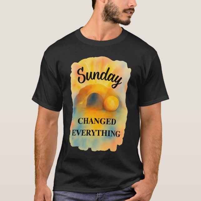 Påsksöndagen förändrade allt t shirt (Framsida)