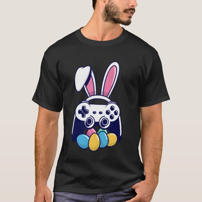 Påskspelarekanin Kontrollägg T Shirt (Framsida)