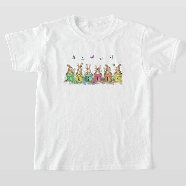 Påskt-shirt för barn t shirt (Laydown)