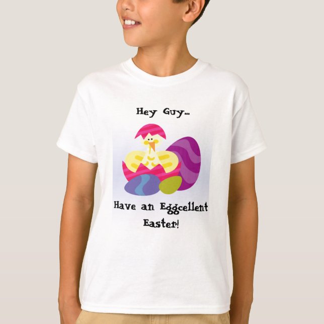 PåskT-tröja för pojkar T Shirt (Framsida)