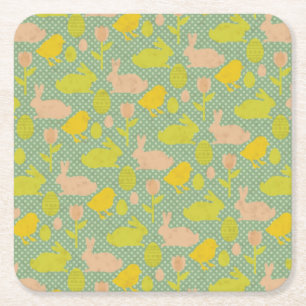Påsktapet Underlägg Papper Kvadrat