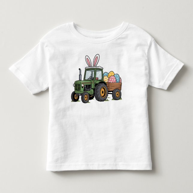Påsktraktor  t shirt (Framsida)