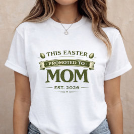 Påsktröja för graviditetsannonsering för Mamma T Shirt