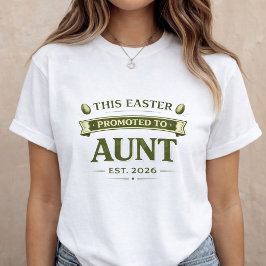 Påsktröja för graviditetsannonsering till faster t shirt