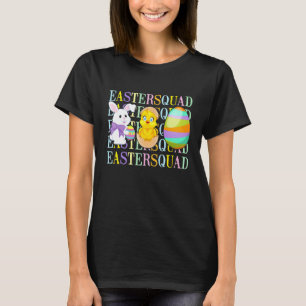Påsktrupp Kanin Höna Ägg För Barn Kvinnor Jag T Shirt