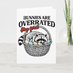 Påsktvättbjörnbunnies Överreklamerade Håll Er Vild Kort