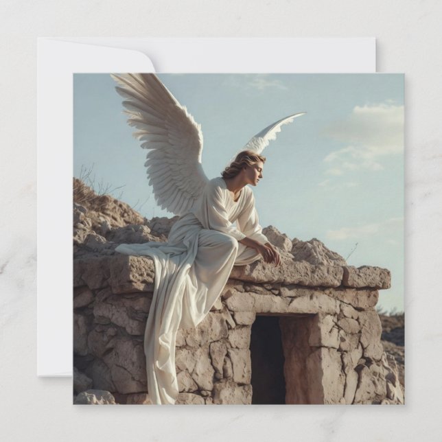 Påskuppståndelsehälsningar Kort (Framsida)