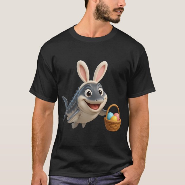 Påskvit stör t shirt (Framsida)