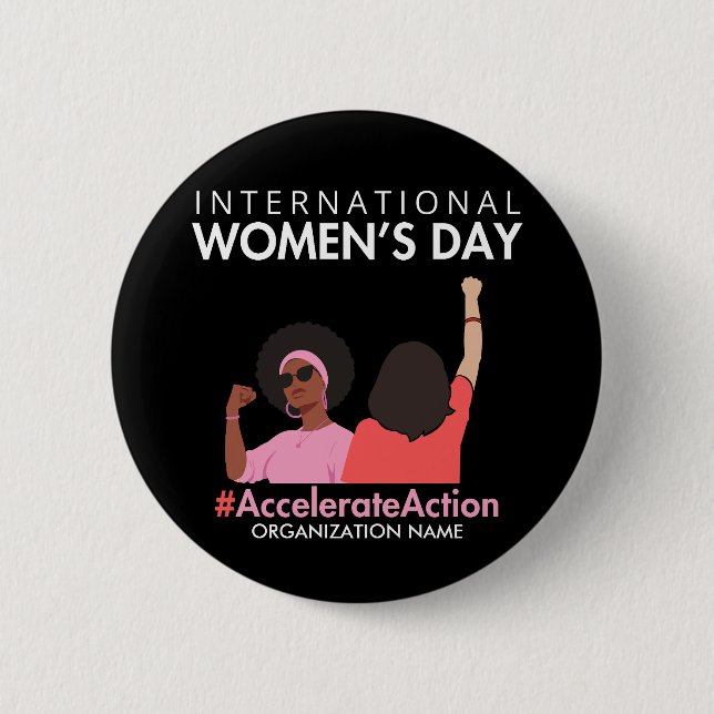 Påskynda insatser Internationell Kvinnodagen 2025 Knapp (Framsida)