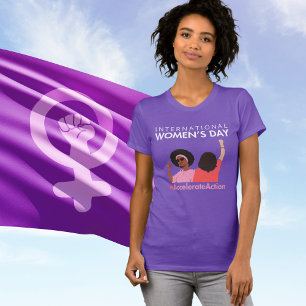 Påskynda insatser Internationell Kvinnodagen 2025 T Shirt