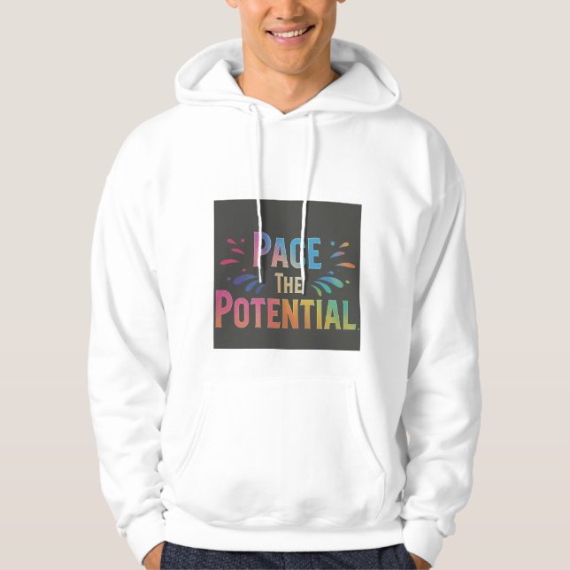 påskynda potentialen hoodie (Framsida)