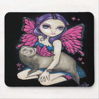 "Påskyndar vesslan med fjärilen" Mousepad Musmatta