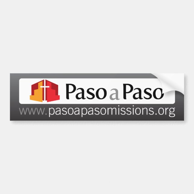 Paso en Paso uppdrag servicebildekalet Bildekal (Framsidan)