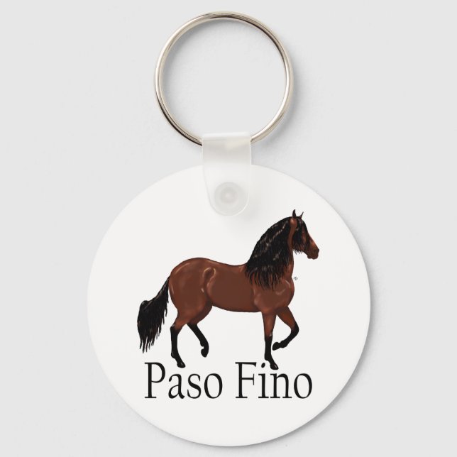 Paso Fino Bay "Paso Fino" Nyckelring (Framsida)