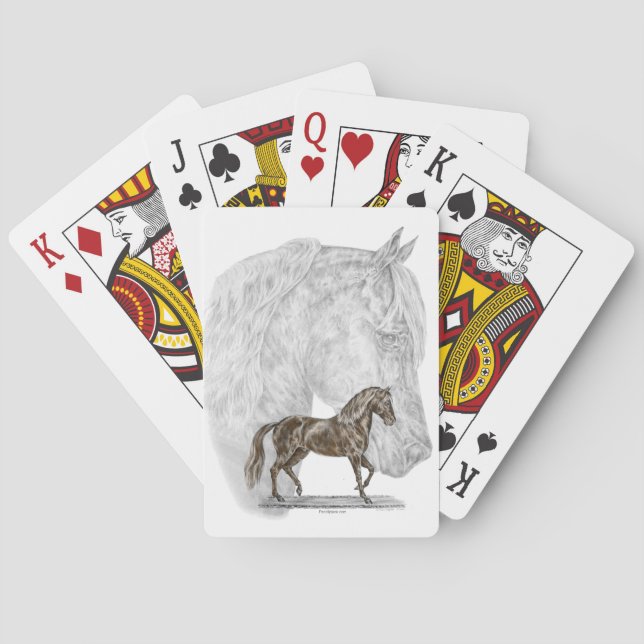 Paso Fino Horse Art Kortlek (Baksidan)