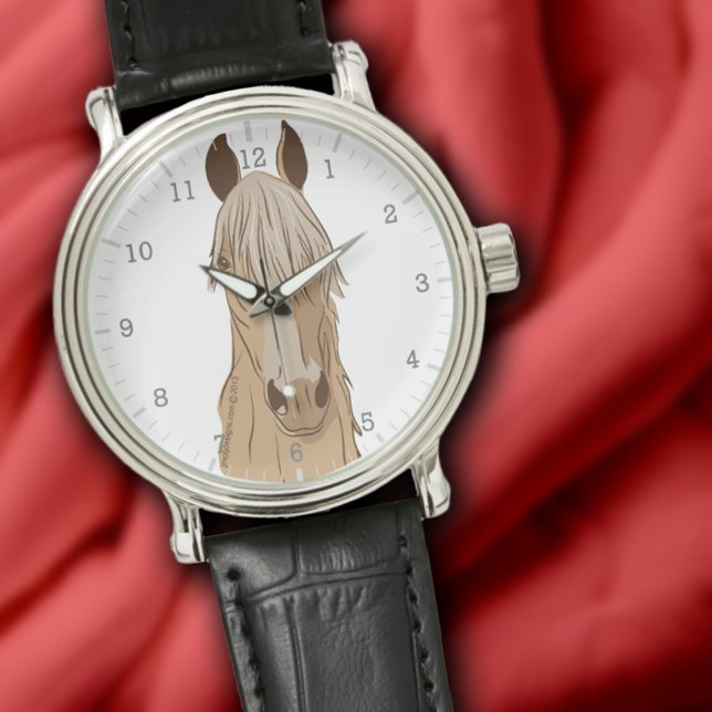 Paso Fino Palomino Gaited Horse Head Armbandsur (Paso Fino Palomino Gaited Horse Head Watch)