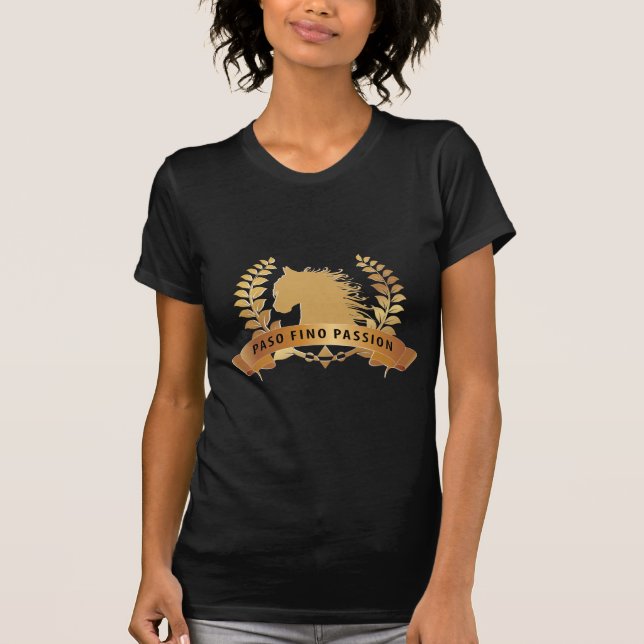 Paso Fino passionguld T-shirt (Framsida)