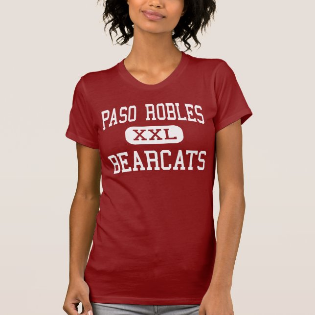 Paso Robles - Bearcats - kick - Paso Robles T-shirt (Framsida)