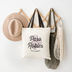 Paso Robles California Vin Land Vintage Logotyp Tygkasse
