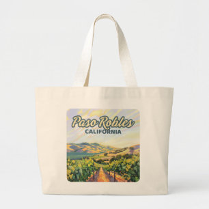 Paso Robles California Vineyard Central Kusten Jumbo Tygkasse