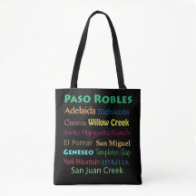 Paso Robles Colorful Vin Land Tote