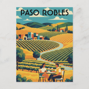 Paso Robles Kalifornien Central Coast Vykort