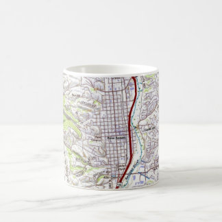Paso Robles, Kalifornien Karta Kaffemugg
