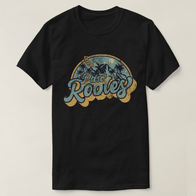 Paso Robles, Kalifornien T Shirt (Design framsida)