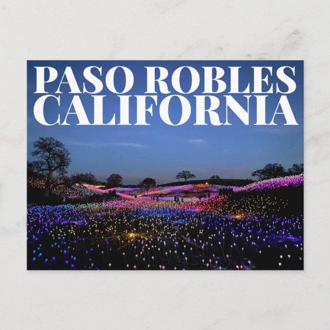 Paso Robles, Kalifornien, USA Vykort (Framsida)