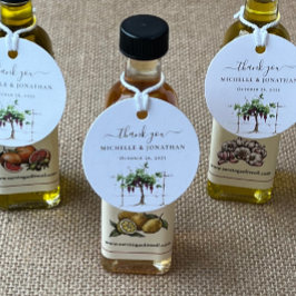 Paso Robles Vineyard Winery Wedding Favors T Gåvor Etiketter