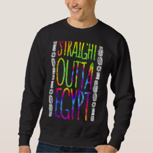 Pasover Rak Outta Egypten Jewish Seder Family Lång Ärmad Tröja