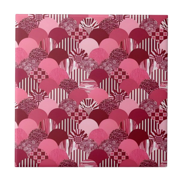 Paspberry, modiga plattor kakelplatta (Framsidan)