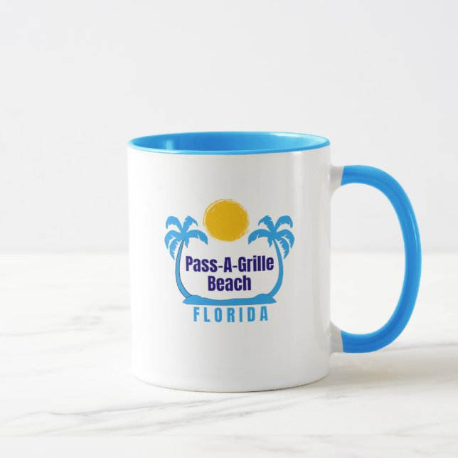 Pass-A-Grille Beach Florida Coffee Mugg (Höger)