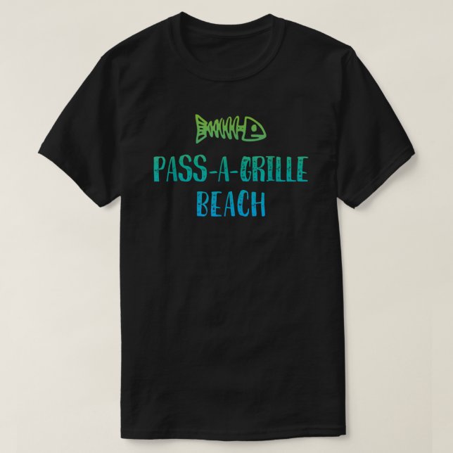 Pass A Grille Beach Florida  T Shirt (Design framsida)